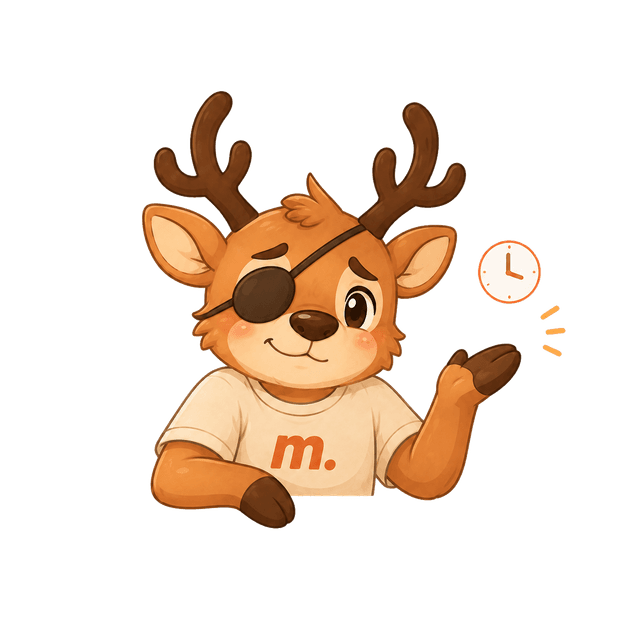 Morfi, el venado, esperando nuevos encargos